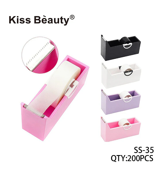 Dispensador de Cinta Adhesiva para Extensiones de Pestañas Kiss Bèauty SS-35