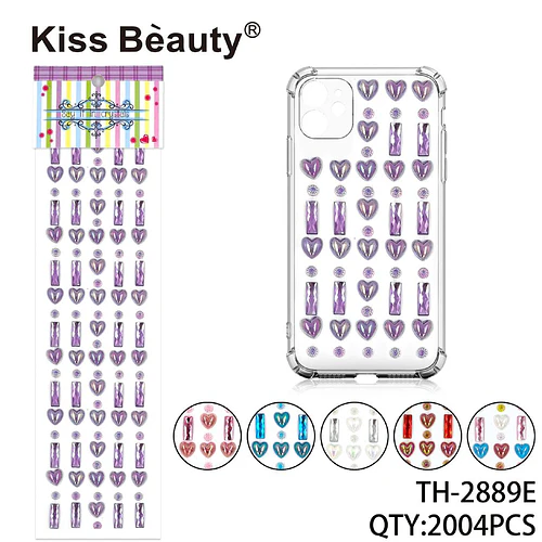 Adhesivos de Cristales Decorativos para Accesorios Kiss Bèauty - Chuys Beautys | Chuy's Beautys