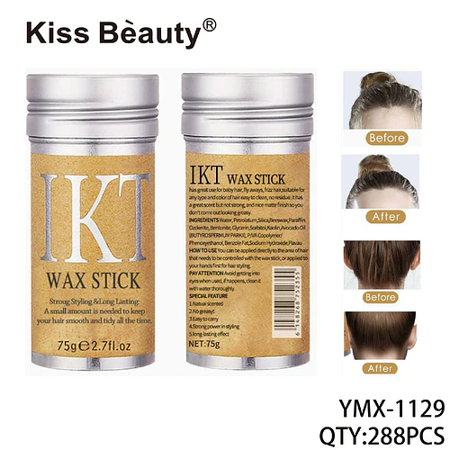IKT Wax Stick para Cabello, Fijación Fuerte y Duradera Anti-Frizz - Chuys Beautys | Chuy's Beautys