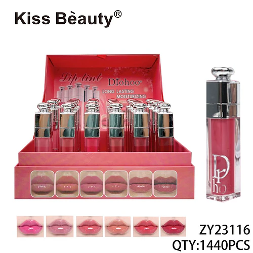 Labial Tinte Líquido Hidratante Larga Duración Kiss Bèauty Diohoo - Chuys Beautys | Chuy's Beautys