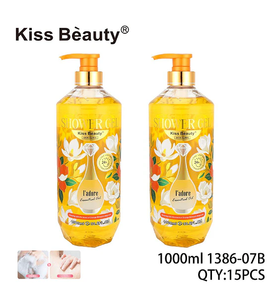Gel de Ducha con Aceite Esencial L'adore Kiss Beauty Skin Clinic