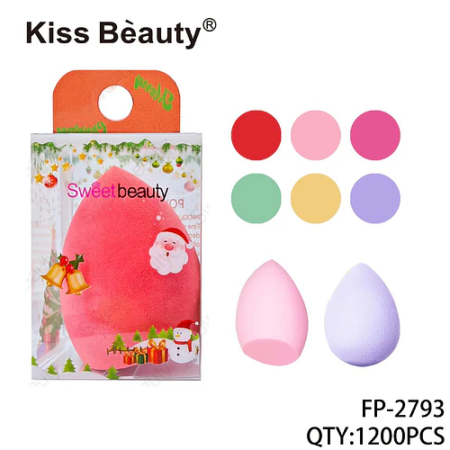 Esponja de Maquillaje Suave Kiss Bèauty para Aplicación Precisa - Chuys Beautys | Chuy's Beautys