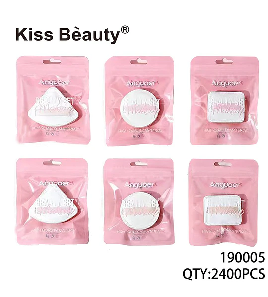 Set de esponjas de maquillaje Anguoer de alta calidad con formas variadas