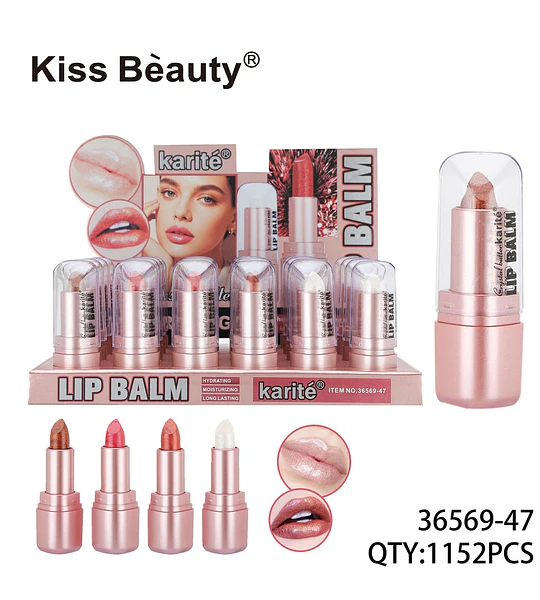 Bálsamo Labial Hidratante Karité Kiss Bèauty de Larga Duración