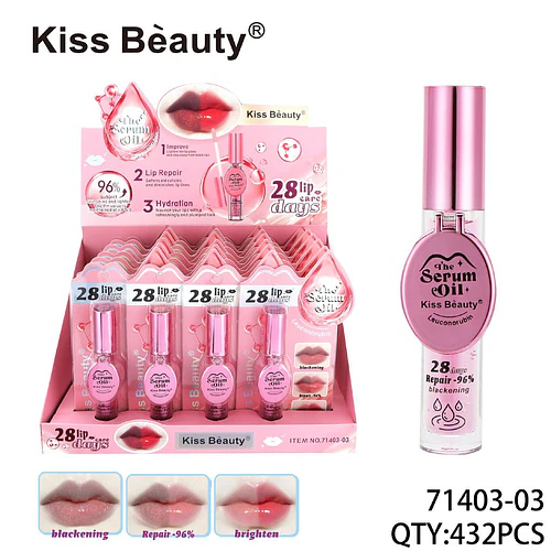 Serum labial reparador e hidratante Kiss Beauty The Serum Oil+ - Chuys Beautys | Chuy's Beautys