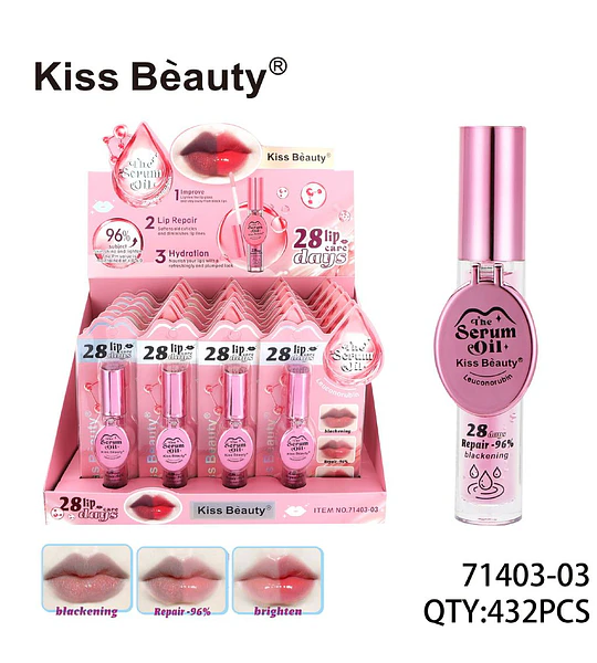 Serum labial reparador e hidratante Kiss Beauty The Serum Oil+