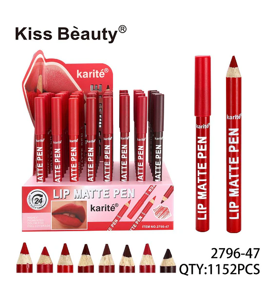 Lápiz Labial Mate de Alta Pigmentación Karité