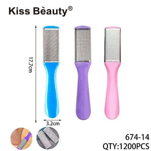 Lima removedora de callos y piel muerta Kiss Bèauty® para pedicura - Chuys Beautys | Chuy's Beautys