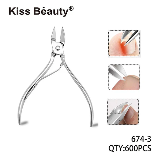 Alicate profesional de acero inoxidable para cutículas Kiss Bèauty - Chuys Beautys | Chuy's Beautys