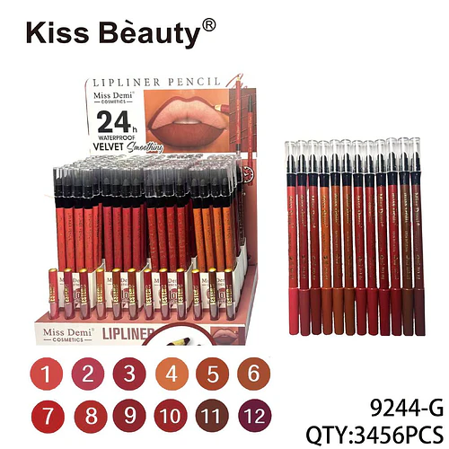 Delineador de Labios Velvet Suavizante 24h Waterproof Miss Demi - Chuys Beautys | Chuy's Beautys