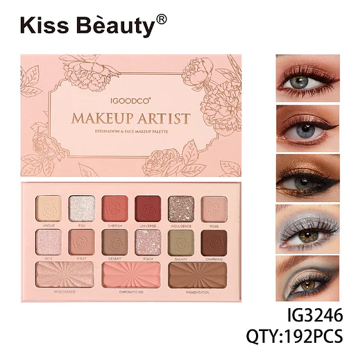 Paleta de Maquillaje IGOODCO Makeup Artist para Ojos y Rostro - Chuys Beautys | Chuy's Beautys