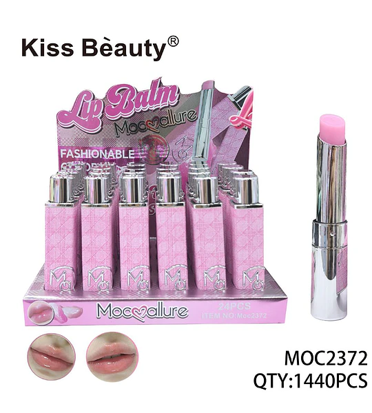 Bálsamo Labial Hidratante Rosa Kiss Bèauty Mocvallure