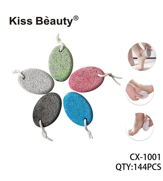 Set de Piedras Pómez Exfoliantes para Pies y Cuerpo Kiss Bèauty