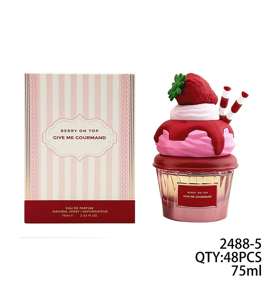 Eau de Parfum Berry on Top Give Me Gourmand para mujer 75ml