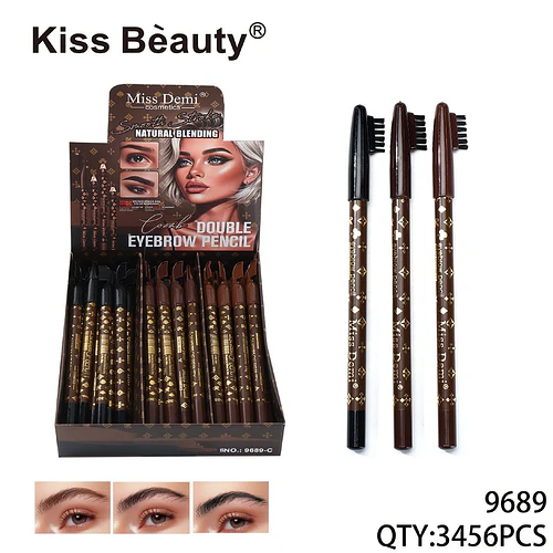 Lápiz de Cejas Doble con Cepillo Miss Demi para Definición Natural - Chuys Beautys | Chuy's Beautys