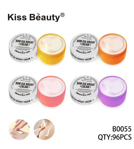 Crema Corporal Iluminadora Kiss Beauty Bom Dia Bright