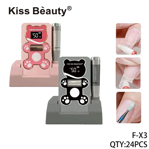 Pulidor de Uñas Eléctrico Profesional FEFAN MASTER Diseño Oso Portátil - Chuys Beautys | Chuy's Beautys