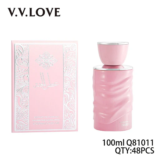 Perfume V.V.LOVE Extrait de Parfum Rosa con Toques Frutales 100ml - Chuys Beautys | Chuy's Beautys