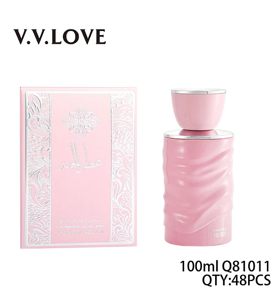 Perfume V.V.LOVE Extrait de Parfum Rosa con Toques Frutales 100ml