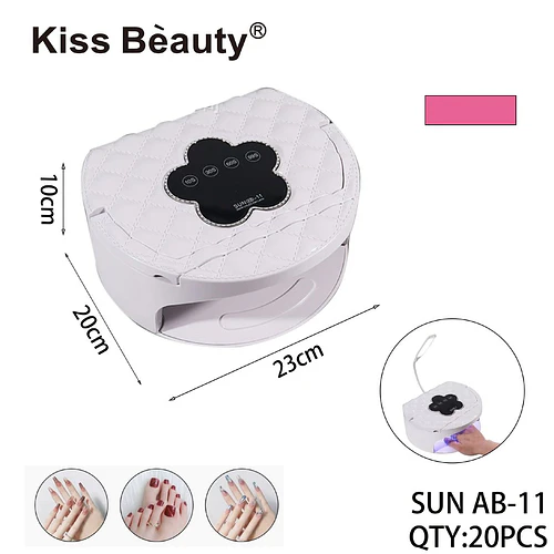 Lámpara UV/LED profesional para uñas Kiss Bèauty con diseño acolchado - Chuys Beautys | Chuy's Beautys