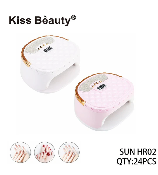 Lámpara de Uñas Profesional UV/LED Kiss Bèauty para Secado Rápido de Gel