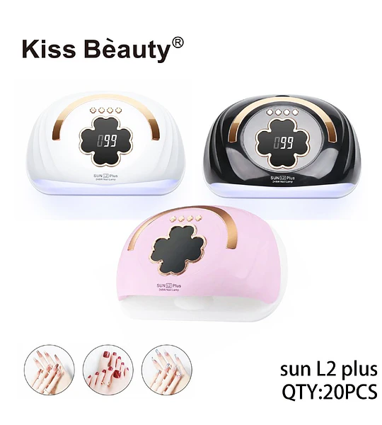 Lámpara LED UV para Uñas SUN L2 Plus 248W Kiss Bèauty