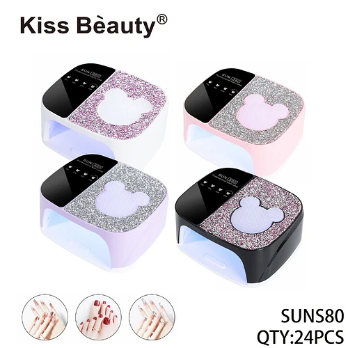 Lámpara Profesional UV/LED para Uñas Kiss Bèauty SUN S80 Glitter - Chuys Beautys | Chuy's Beautys