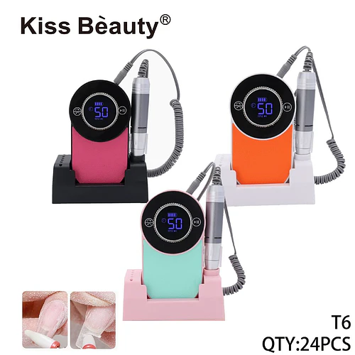 Lijadora de Uñas Eléctrica Portátil Kiss Bèauty con Pantalla Digital - Chuys Beautys | Chuy's Beautys