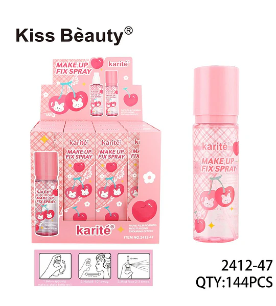 Spray Fijador de Maquillaje Hidratante Karité con Efecto Duradero