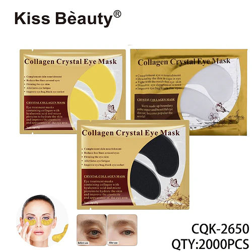Máscara de Ojos de Colágeno Kiss Beauty para Nutrición y Firmeza - Chuys Beautys | Chuy's Beautys