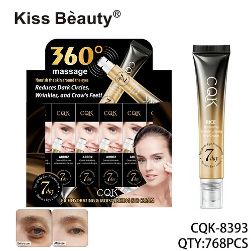 Crema de Ojos Hidratante y Anti-líneas CQK con Extracto de Arroz - Chuys Beautys | Chuy's Beautys