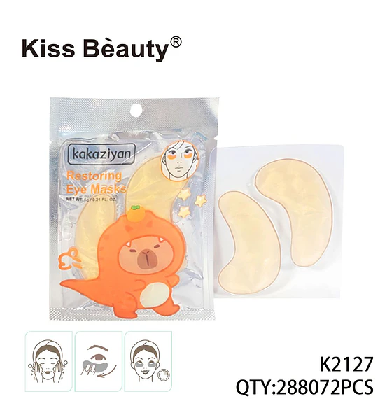 Parches para Ojos Restauradores Dorados Kiss Bèauty kakaziyan