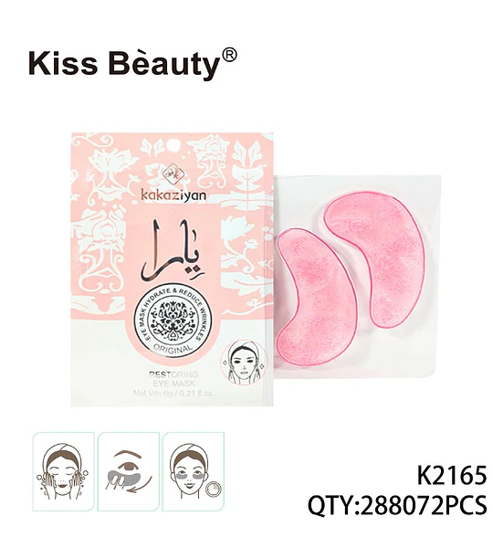 Parches para ojos hidratantes y antiarrugas Kiss Beauty Original