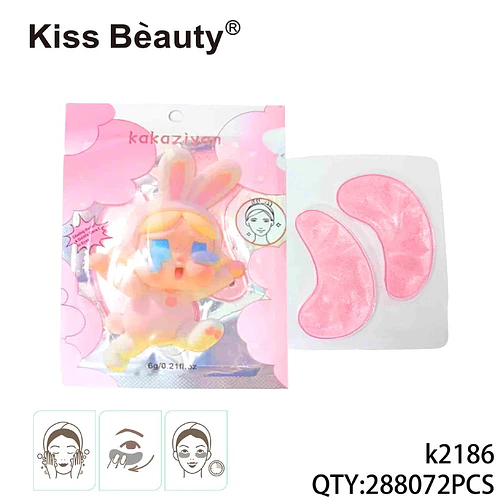 Parches de Hidrogel para Ojos Kiss Bèauty con Extractos Suavizantes - Chuys Beautys | Chuy's Beautys