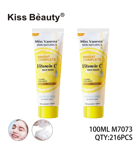 Limpiador Facial Iluminador con Vitamina C y Limón Miss Vanessa Skin Naturals