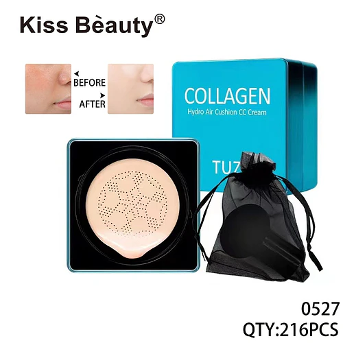 CC Cream con Colágeno Hydro Air Cushion Kiss Bèauty - Chuys Beautys | Chuy's Beautys