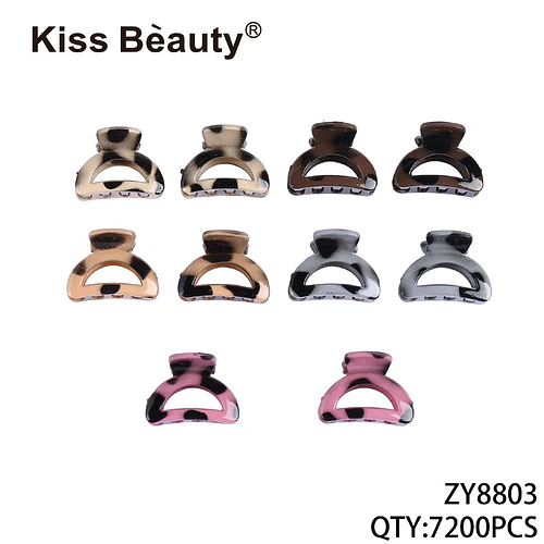 Set de Mini Pinzas para el Cabello con Estampado Animal Kiss Bèauty - Chuys Beautys | Chuy's Beautys