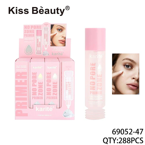 Primer facial Kiss Bèauty Karité No Pore Zone de textura sedosa y larga duración - Chuys Beautys | Chuy's Beautys