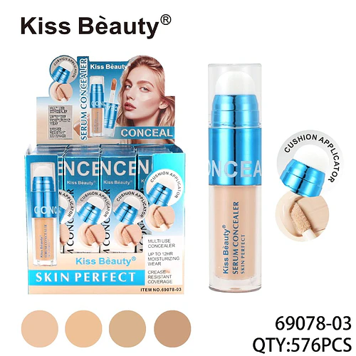 Serum Corrector Facial Skin Perfect con Aplicador Cushion Kiss Beauty - Chuys Beautys | Chuy's Beautys
