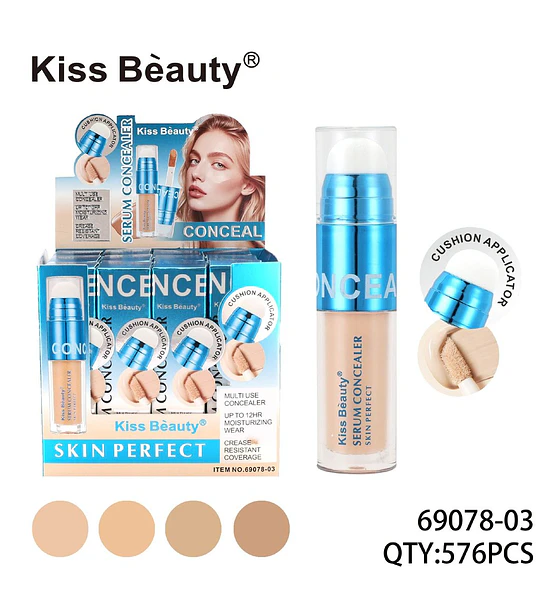 Serum Corrector Facial Skin Perfect con Aplicador Cushion Kiss Beauty