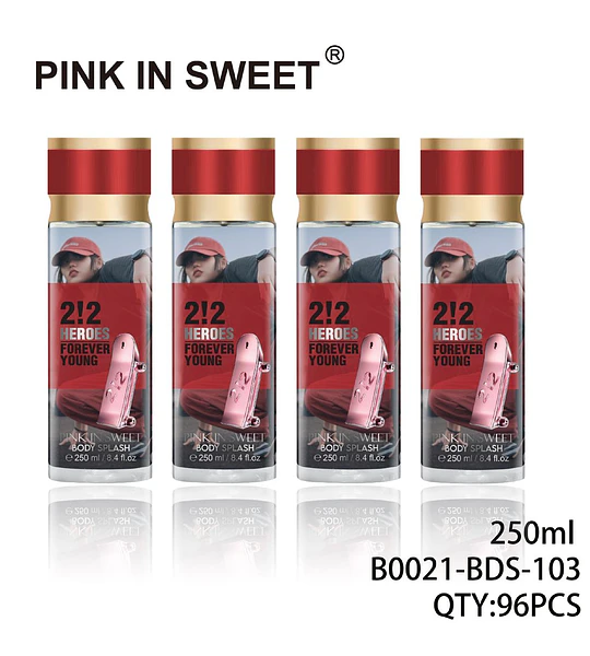Body Splash Pink In Sweet Heroes Forever Young 250ml