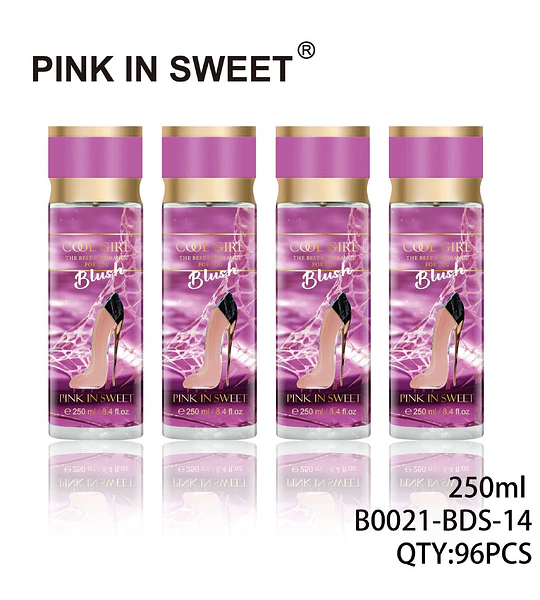 Fragancia Corporal Pink In Sweet Cool Girl Blush 250ml
