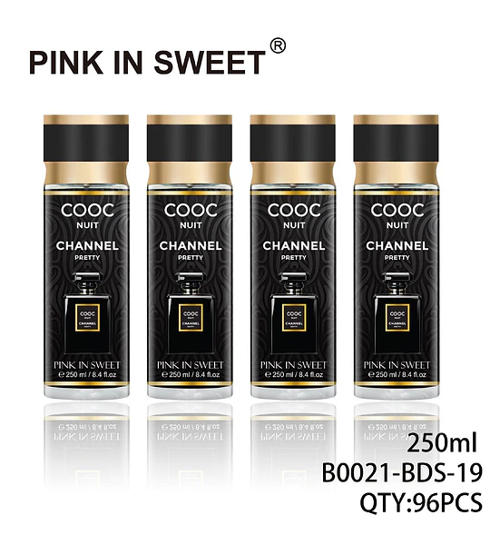 Fragancia Corporal Nuit Pretty PINK IN SWEET 250ml