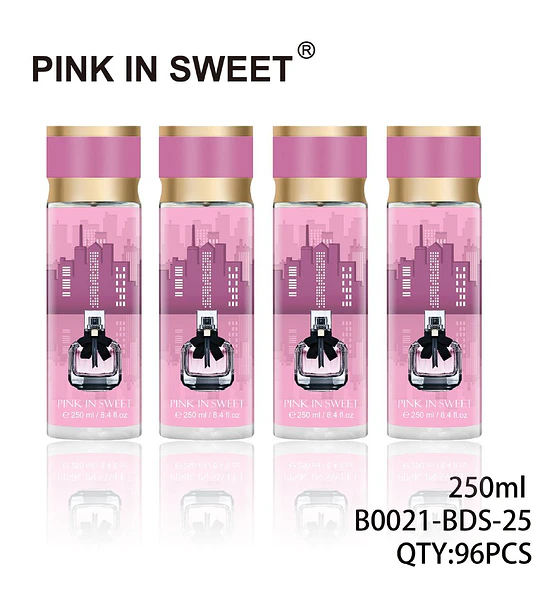 Fragancia Corporal Dulce y Refrescante PINK IN SWEET 250ml
