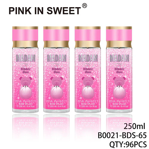 Body Splash Pink In Sweet Madam Bibble Gum Fragancia Corporal 250ml - Chuys Beautys | Chuy's Beautys