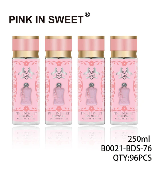 Body Splash Pink In Sweet con fragancia VIP de 250ml