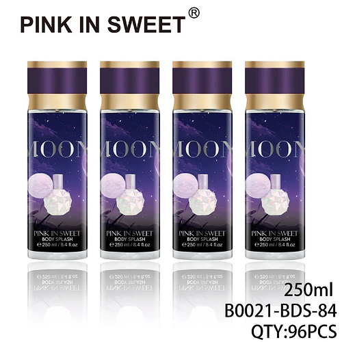 Body Splash PINK IN SWEET MOON con aroma nocturno y dulce 250ml - Chuys Beautys | Chuy's Beautys