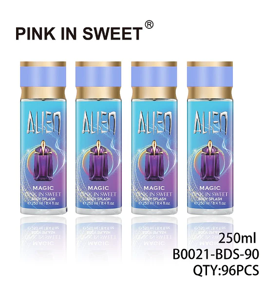 Body Splash Corporal Mágico Alien Pink In Sweet 250ml