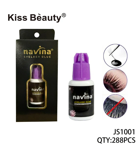 Pegamento profesional Navina para extensiones de pestañas