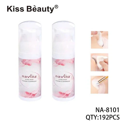 Limpiador de pestañas en espuma Navina para extensiones y naturales - Chuys Beautys | Chuy's Beautys